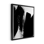 Monochrome Ink 02 Framed Canvas Print Gallery Image 2