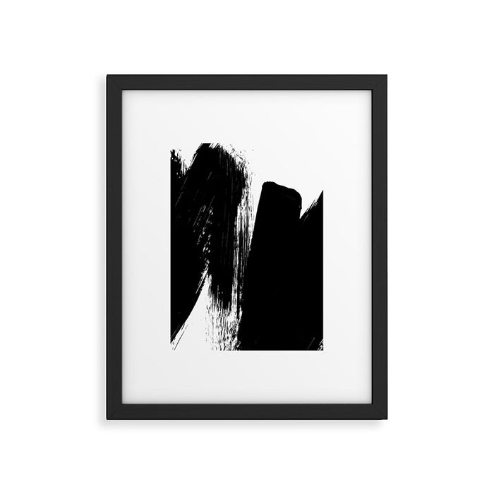 Monochrome Ink 02 Framed Art Print Gallery Image 1