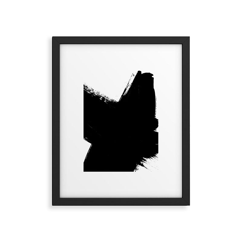 Monochrome Ink 03 Framed Art Print Gallery Image 5