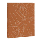 Monstera No2 Burnt Orange Canvas Print Gallery Image 8