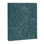 Monstera No2 Teal Canvas Print Gallery Image 8