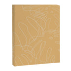 Monstera No2 Yellow Canvas Print Gallery Image 8