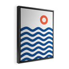 Nautical 02 Seascape Framed Canvas Print Gallery Image 2