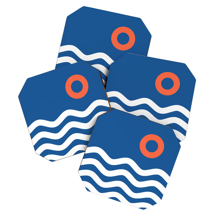 Nautical 03 Seascape Coaster Gallery Image 1