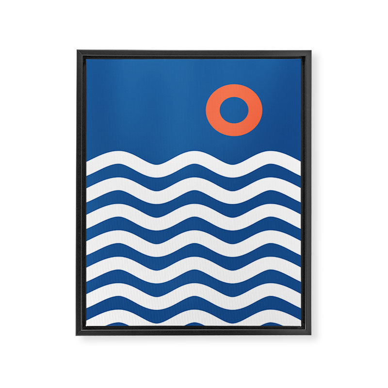Nautical 03 Seascape Framed Canvas Print Gallery Image 8