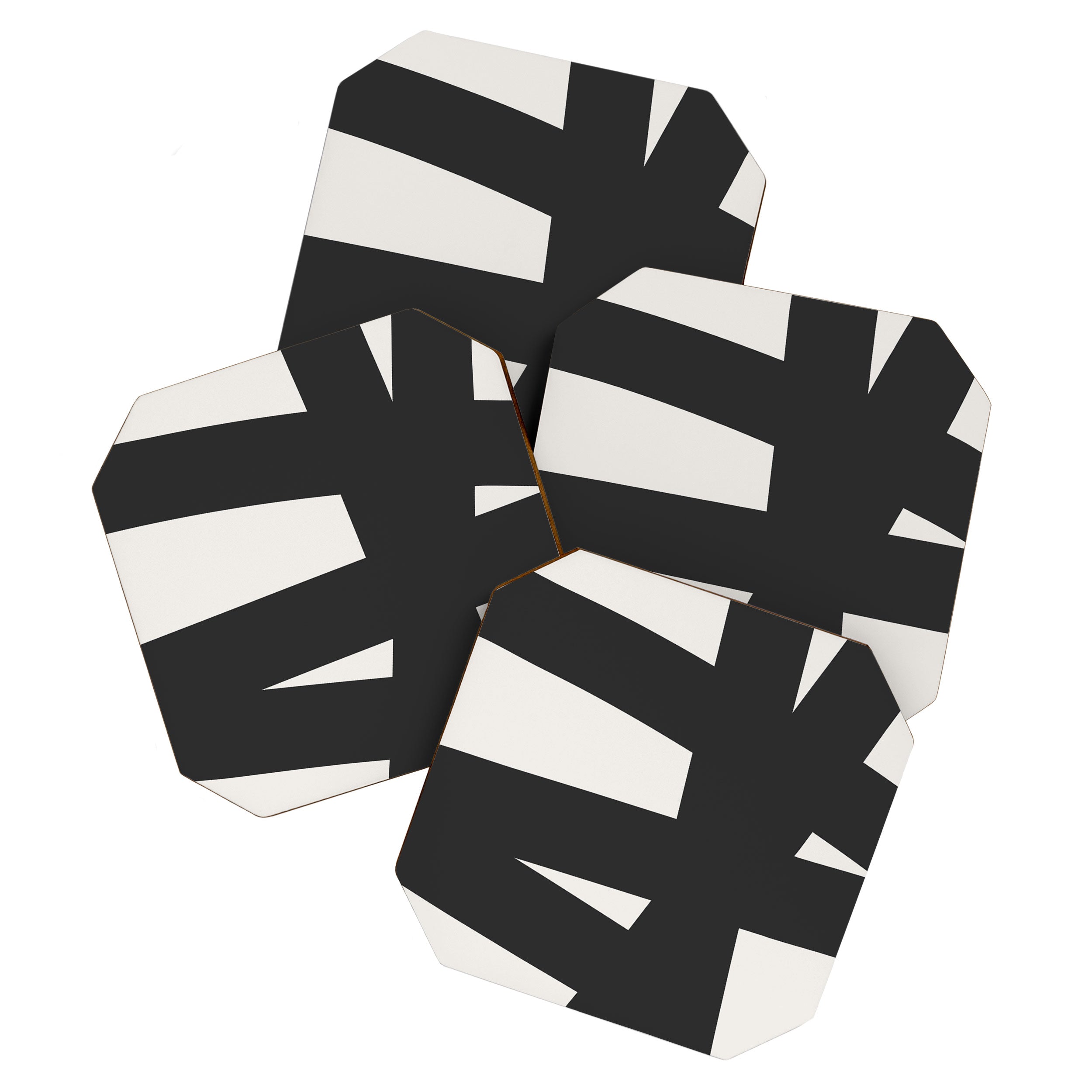 Neutral Abstract 1A Coaster Gallery Image 1