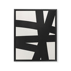 Neutral Abstract 1A Framed Canvas Print Gallery Image 6