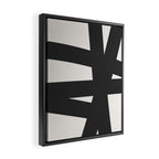 Neutral Abstract 1A Framed Canvas Print Gallery Image 2