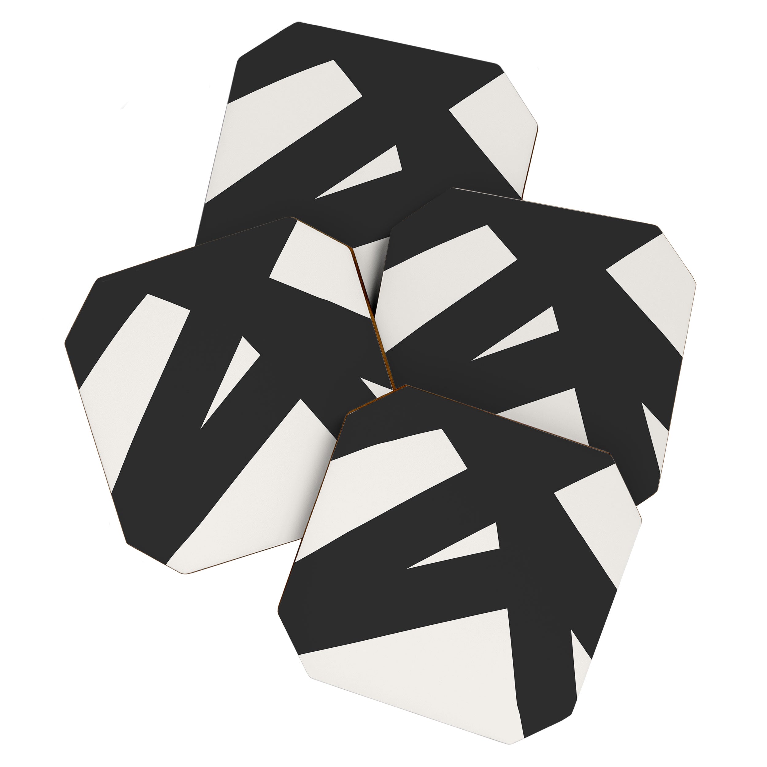 Neutral Abstract 1B Coaster Gallery Image 1