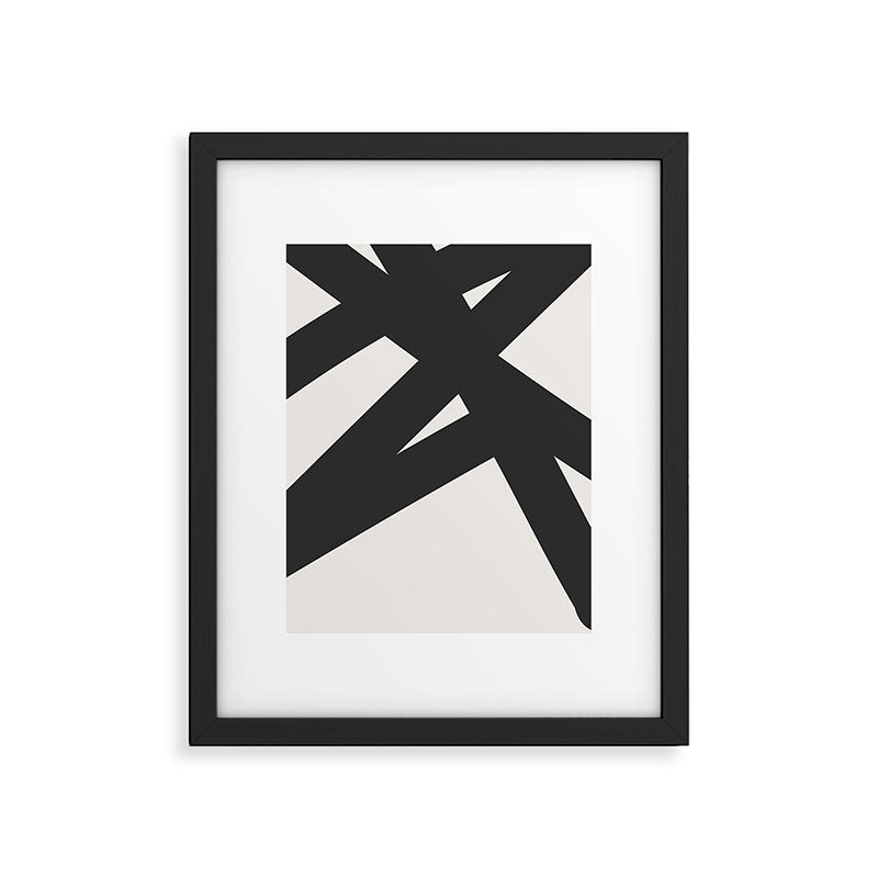 Neutral Abstract 1B Framed Art Print Gallery Image 4