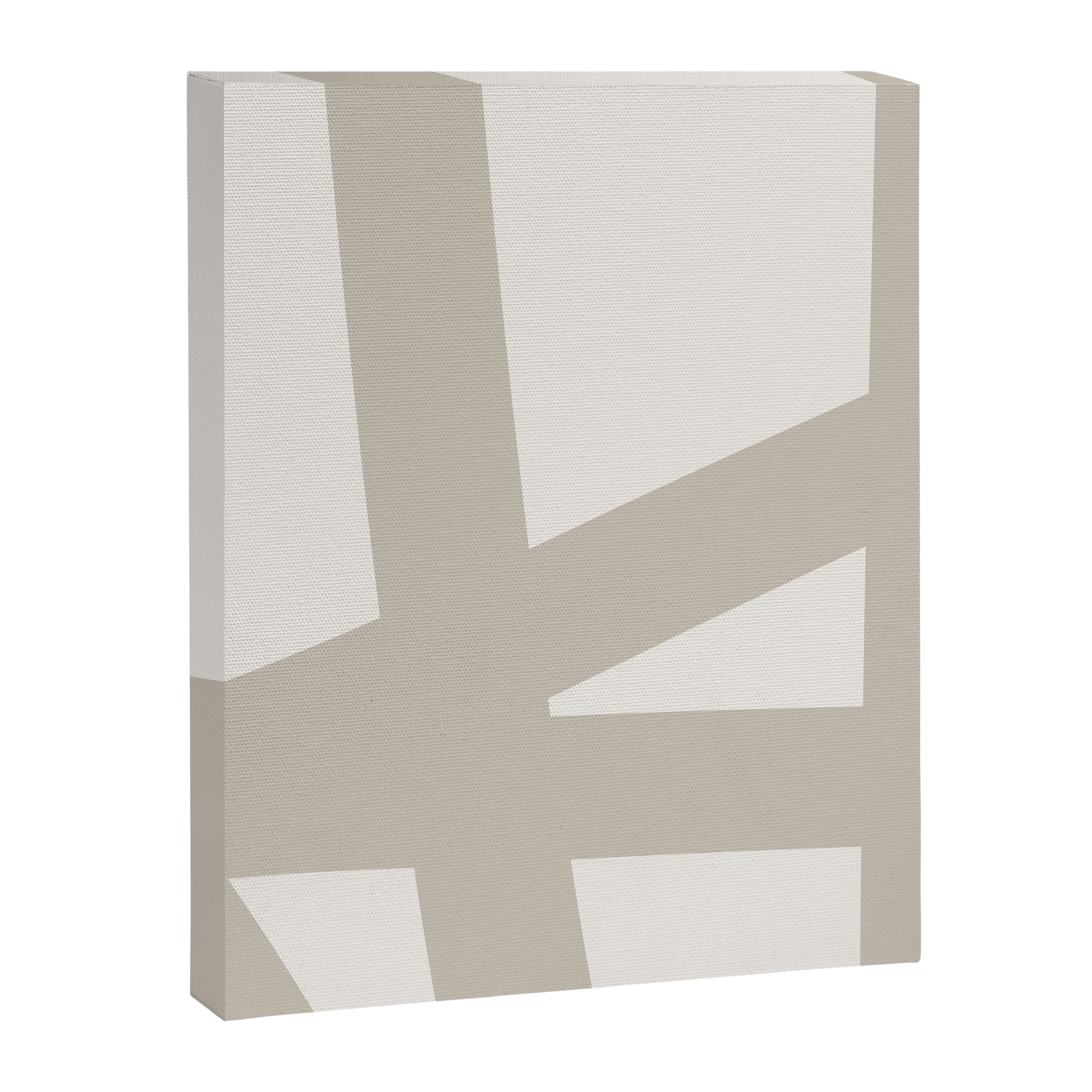 Neutral Abstract 3B Canvas Print Gallery Image 6