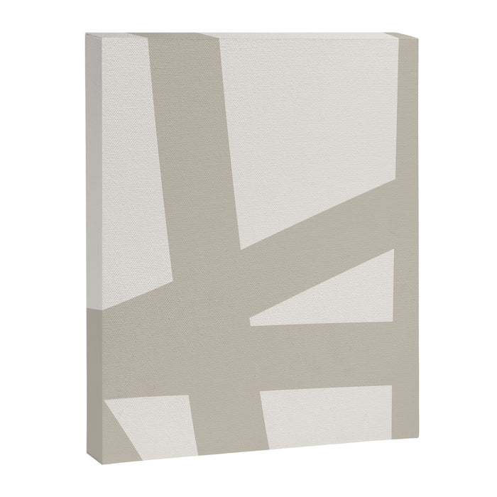 Neutral Abstract 3B Canvas Print Gallery Image 1