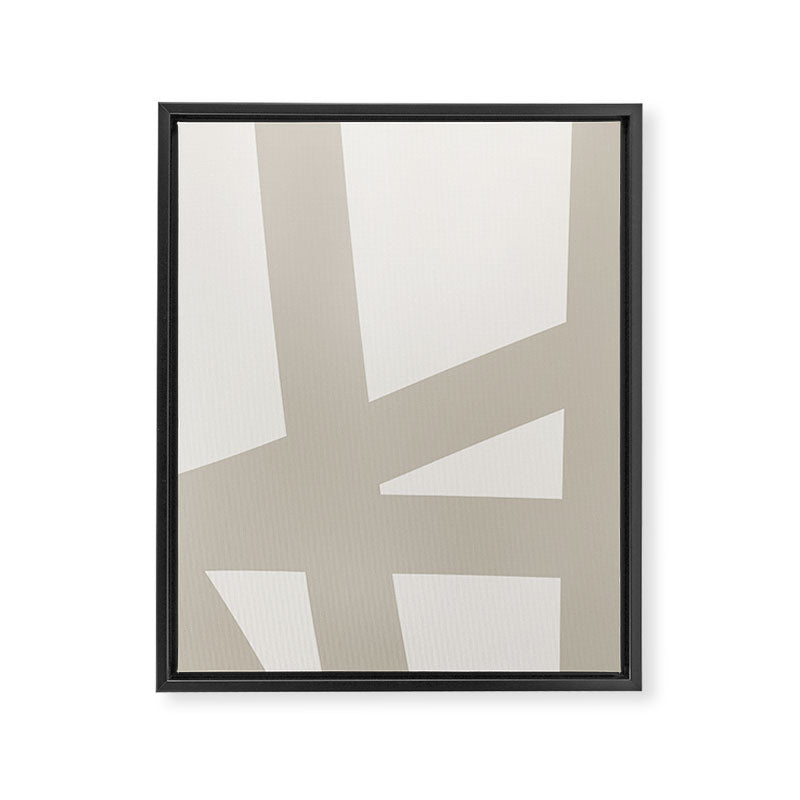 Neutral Abstract 3B Framed Canvas Print Gallery Image 6
