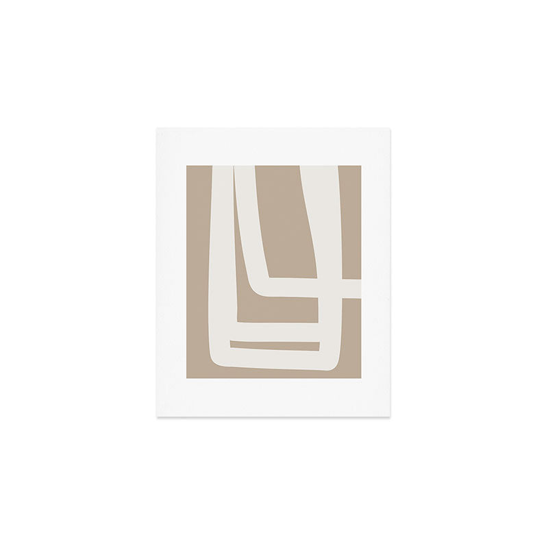 Neutral Abstract 5A Art Print Gallery Image 1