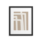 Neutral Abstract 5B Framed Art Print Gallery Image 5