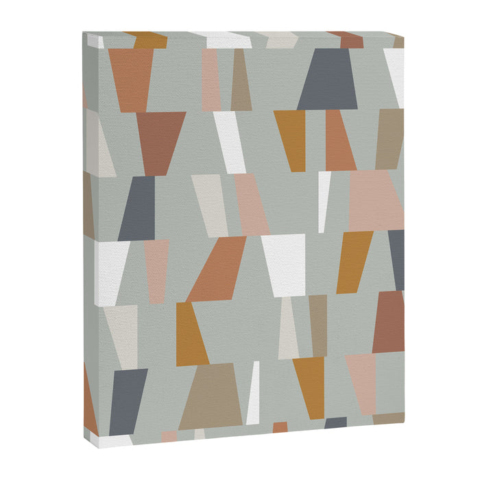 Neutral Geometric 01 Canvas Print Gallery Image 1