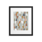 Neutral Geometric 01 Framed Art Print Gallery Image 5