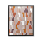 Neutral Geometric 03 Framed Canvas Print Gallery Image 6