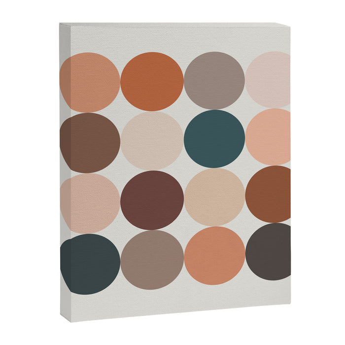 Neutral Geometric 5A Canvas Print Gallery Image 1