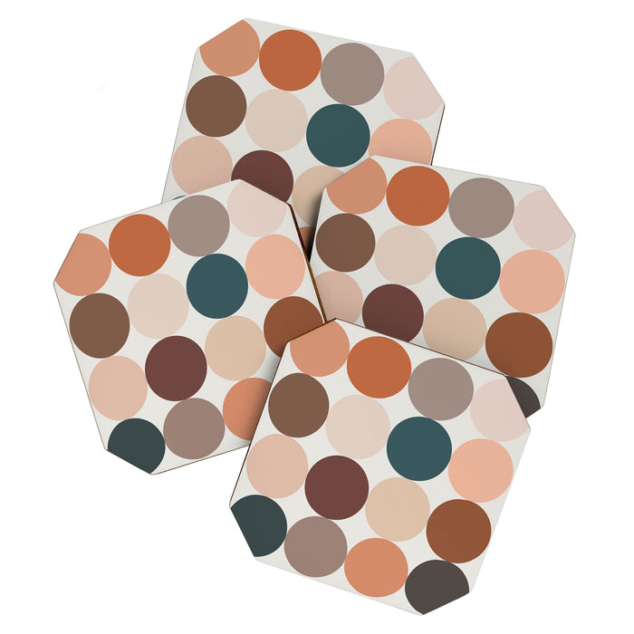 Neutral Geometric 5A Coaster Gallery Image 1