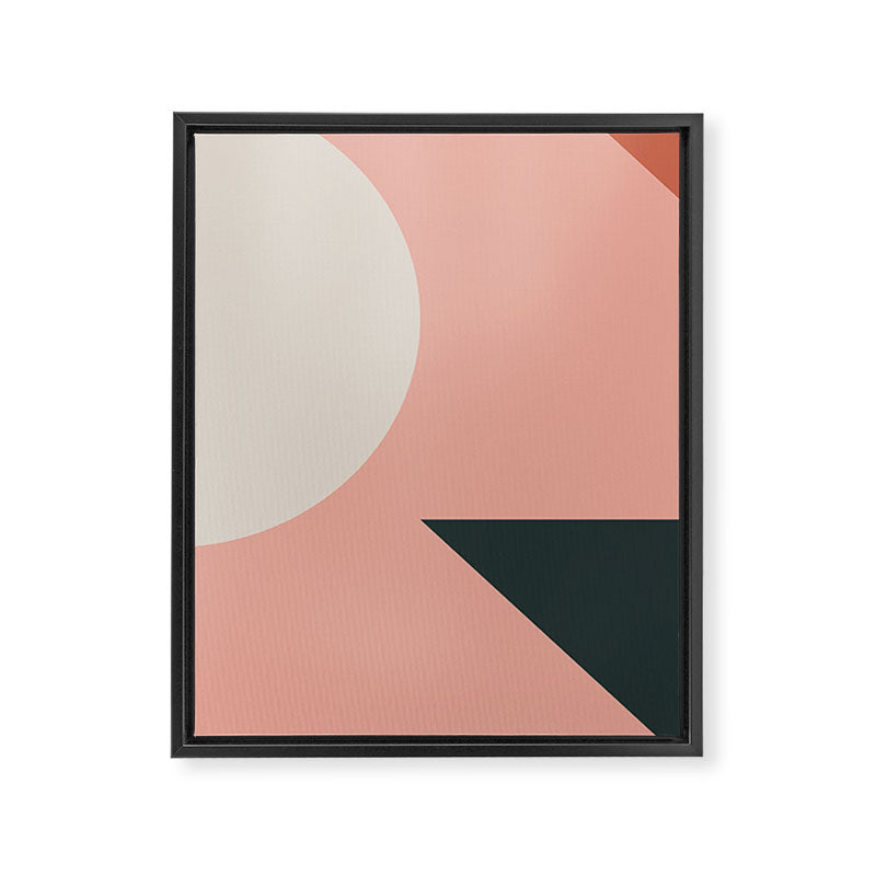 Orbit 05 Modern Geometric Framed Canvas Print Gallery Image 6