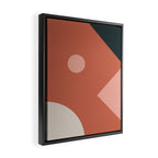 Orbit 06 Modern Geometric Framed Canvas Print Gallery Image 2