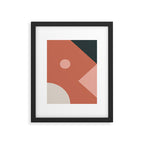 Orbit 06 Modern Geometric Framed Art Print Gallery Image 6