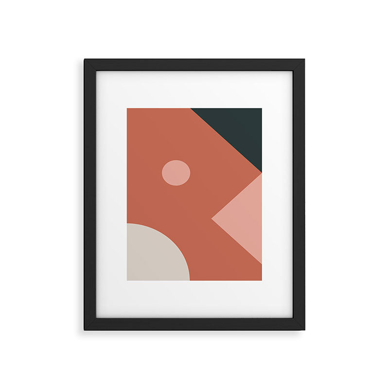 Orbit 06 Modern Geometric Framed Art Print Gallery Image 6