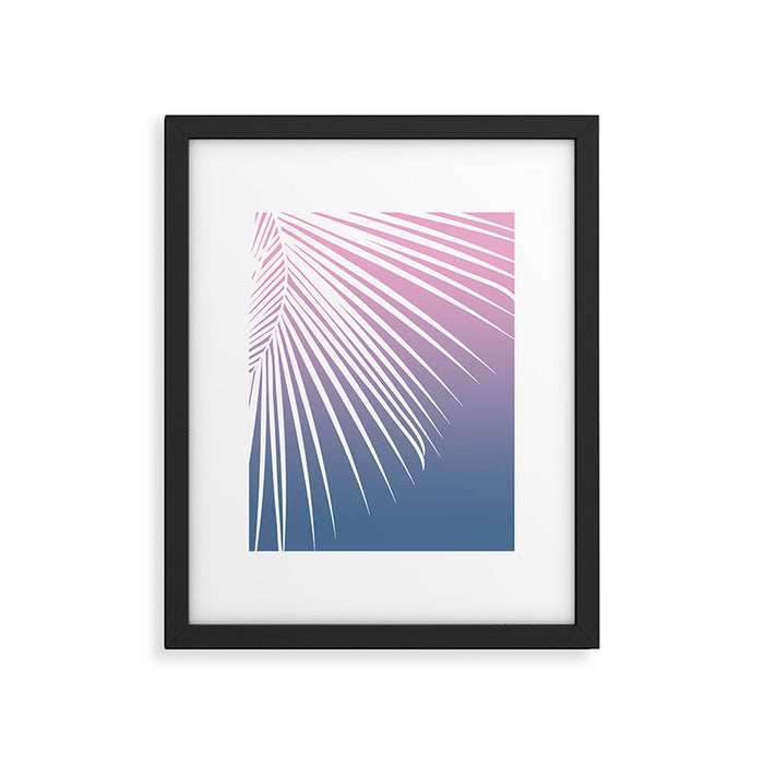 Pastel Palm 01 Framed Art Print Gallery Image 1