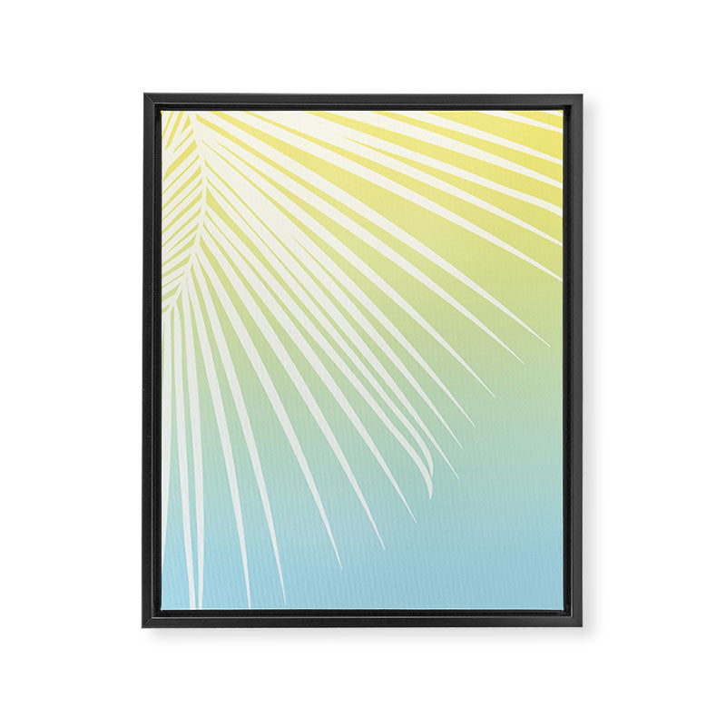 Pastel Palm 03 Framed Canvas Print Gallery Image 8