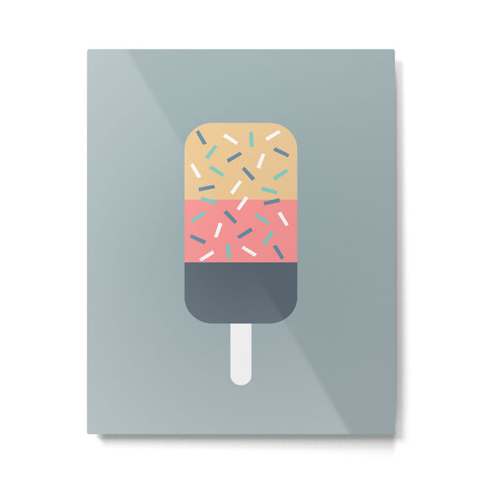Popsicle (Blue) Metal Print Gallery Image 1