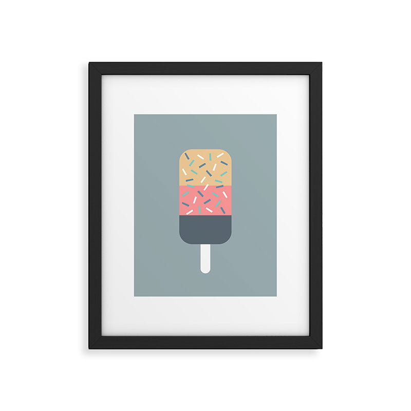 Popsicle (Blue) Framed Art Print Gallery Image 6