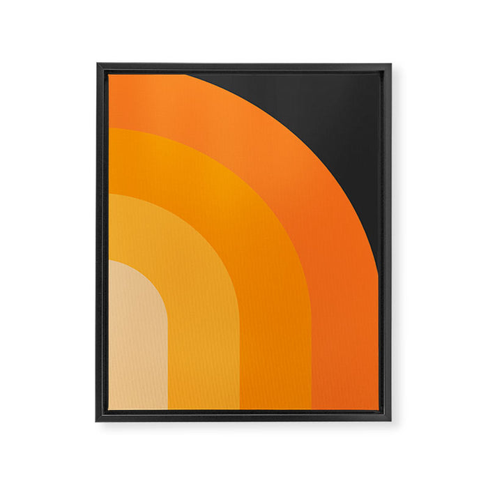 Retro 04 Framed Canvas Print Gallery Image 1