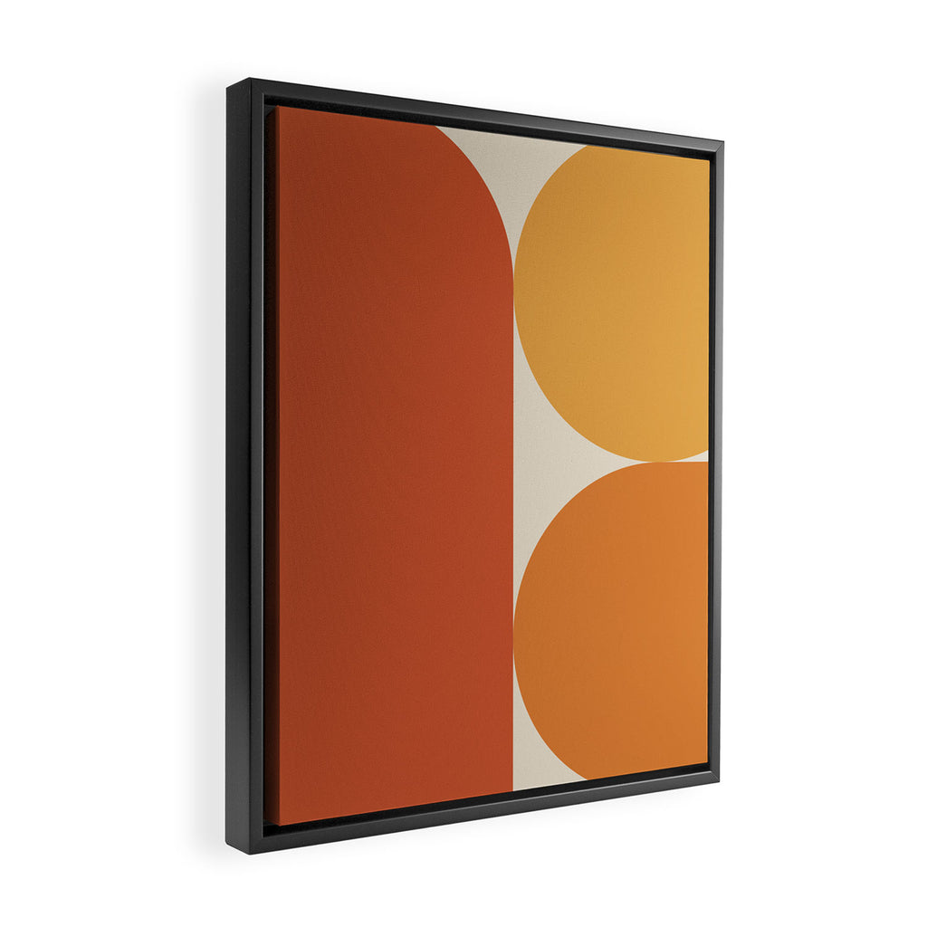 Retro 07A Framed Canvas Print Gallery Image 2