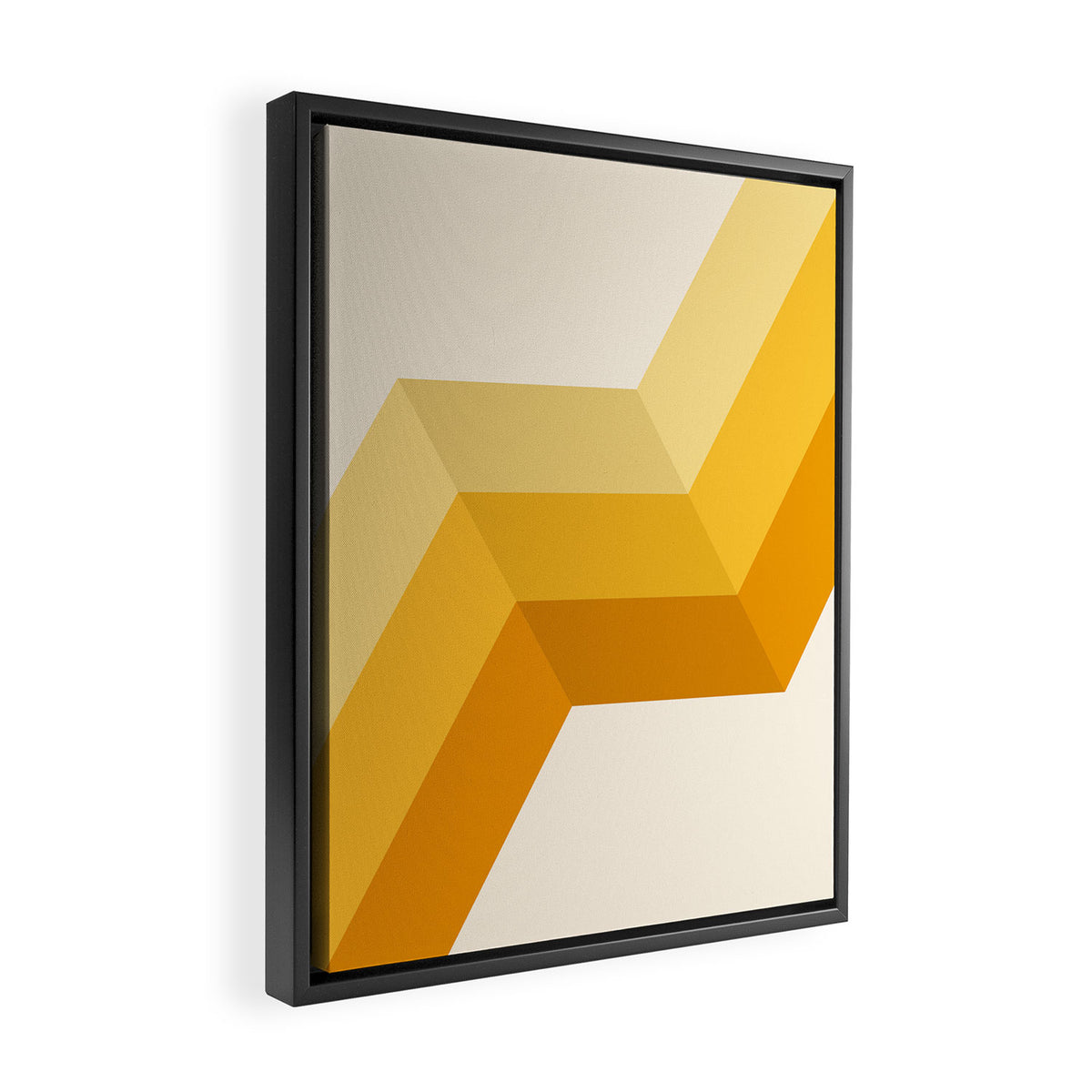 Retro 09B Framed Canvas Print Gallery Image 2