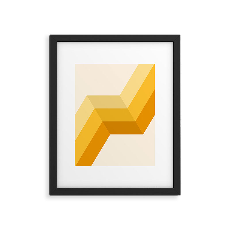 Retro 09B Framed Art Print Gallery Image 4