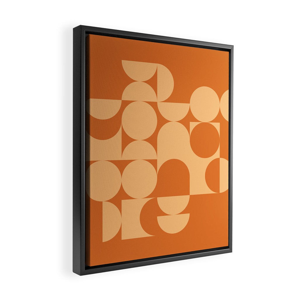 Retro 10B Framed Canvas Print Gallery Image 2