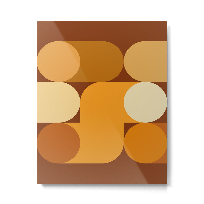 Retro 12D Metal Print Gallery Image 1