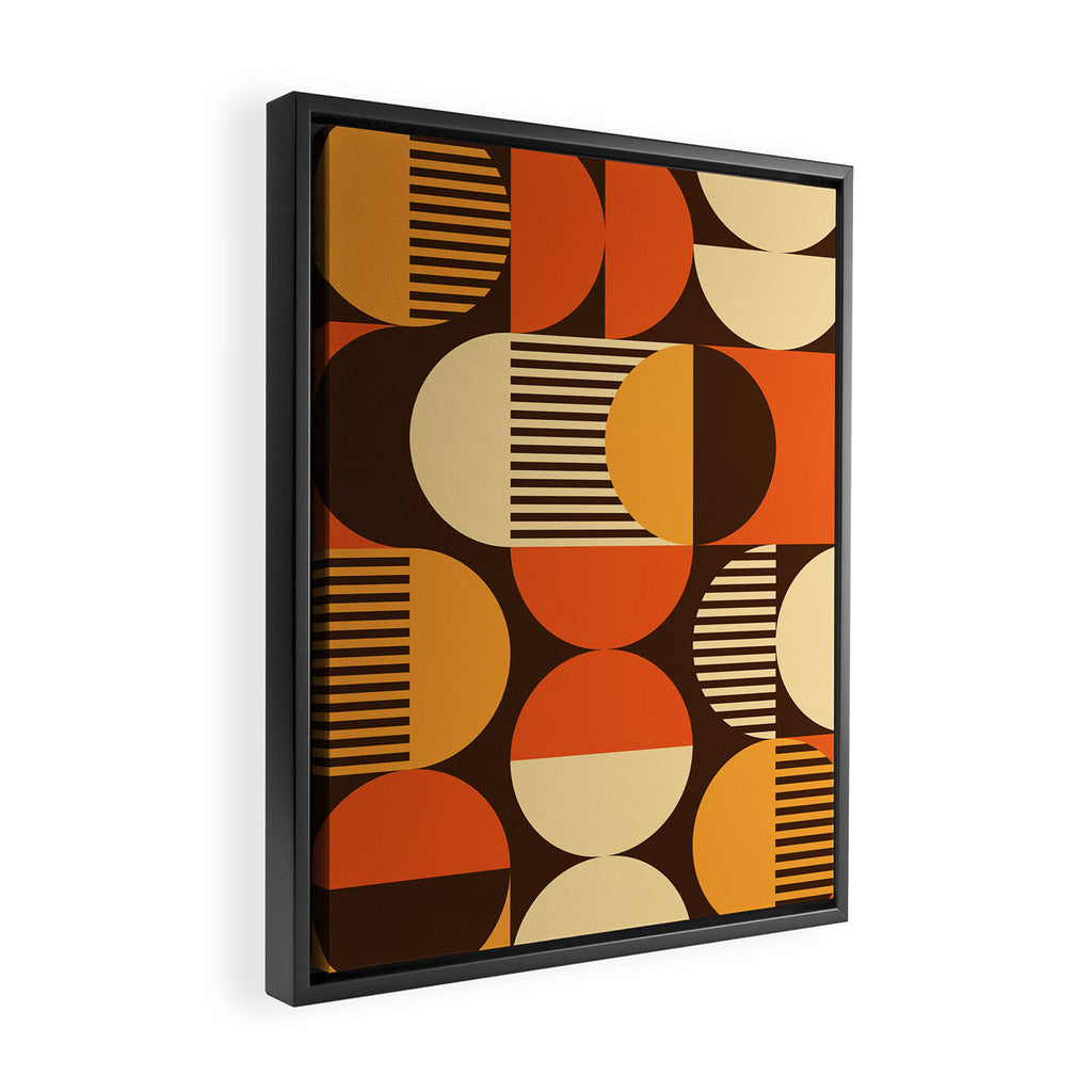 Retro 13 Framed Canvas Print Gallery Image 2