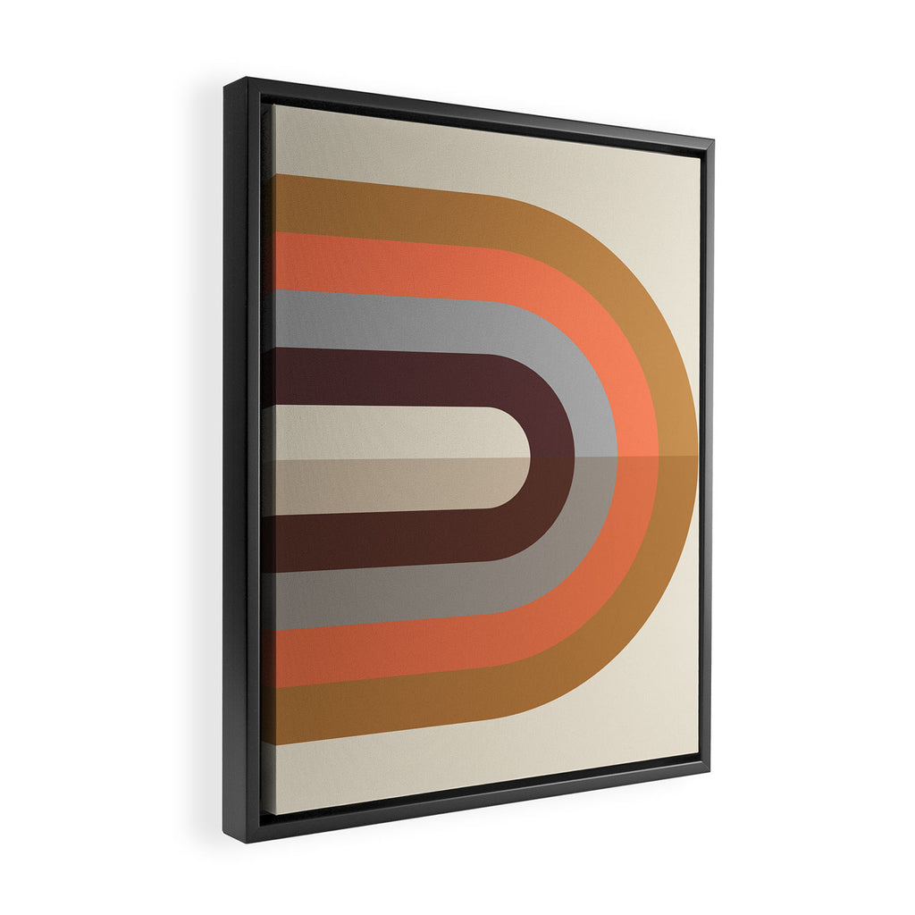 Retro 14A Framed Canvas Print Gallery Image 2