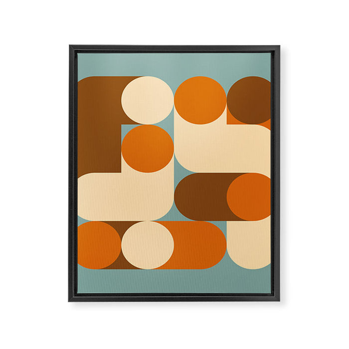 Retro 17A Framed Canvas Print Gallery Image 1