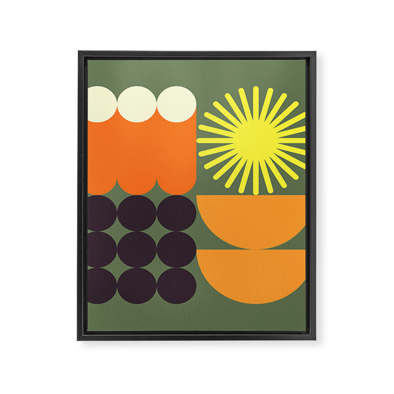 Retro 18A Framed Canvas Print Gallery Image 6