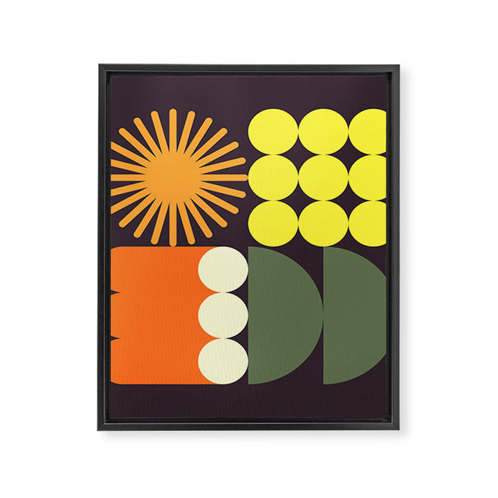 Retro 18B Framed Canvas Print Gallery Image 1