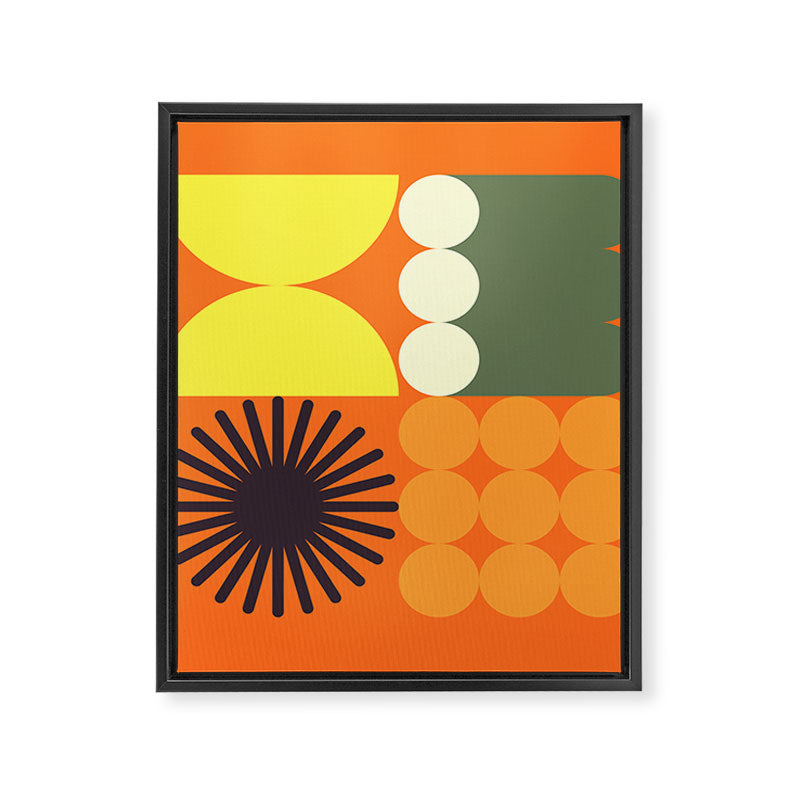 Retro 18C Framed Canvas Print Gallery Image 6