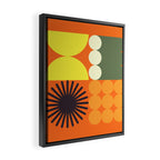 Retro 18C Framed Canvas Print Gallery Image 2