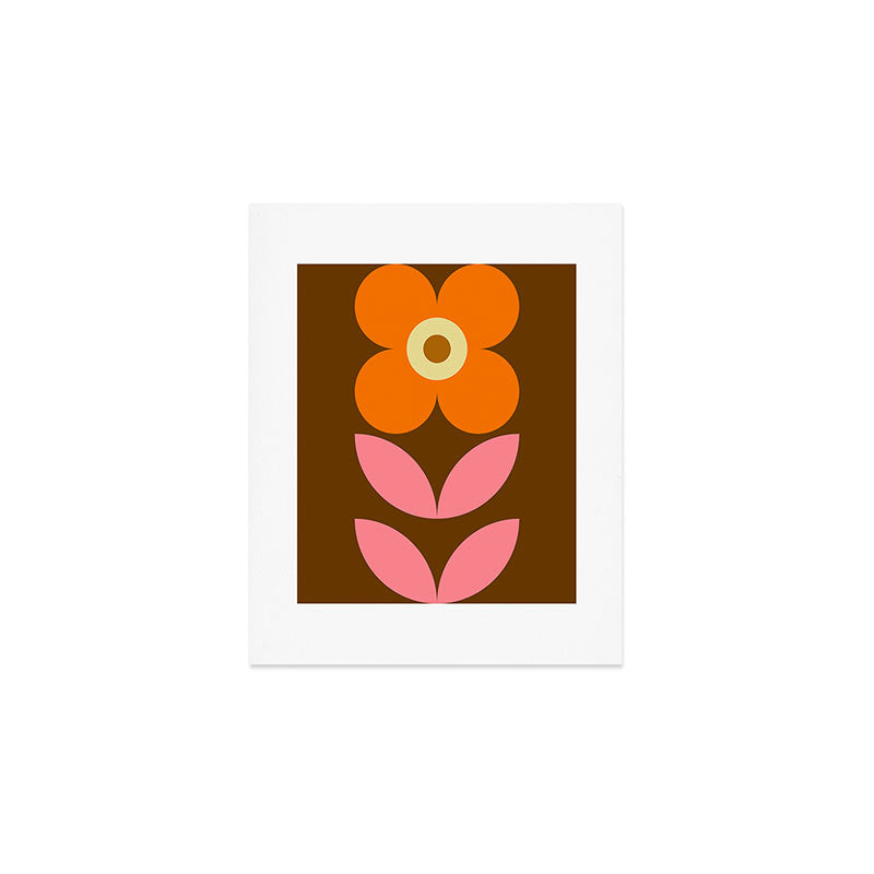 Retro Flower 10A Art Print Gallery Image 1