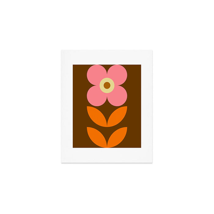 Retro Flower 10B Art Print Gallery Image 1