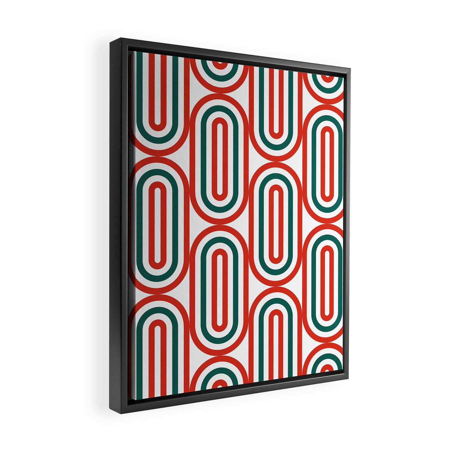 Retro Holiday 01B Framed Canvas Print Gallery Image 2