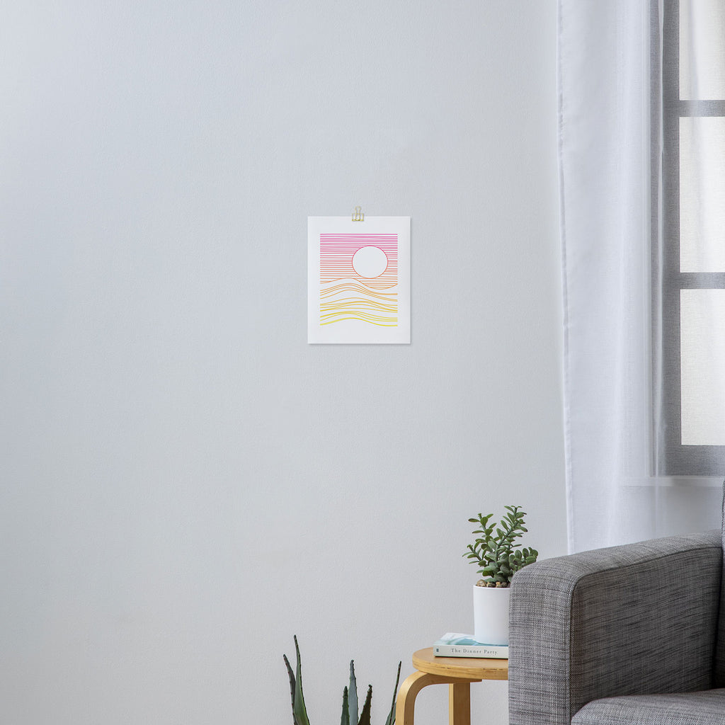 Retro Landscape 04A Art Print Gallery Image 3