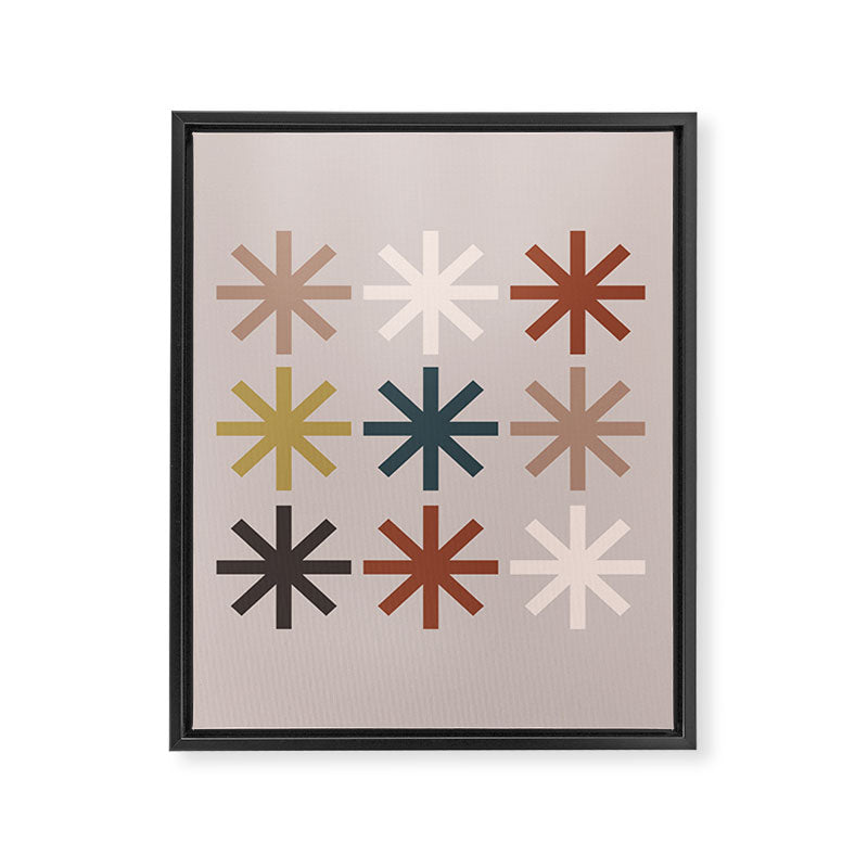 Snowflake 04 Framed Canvas Print Gallery Image 6